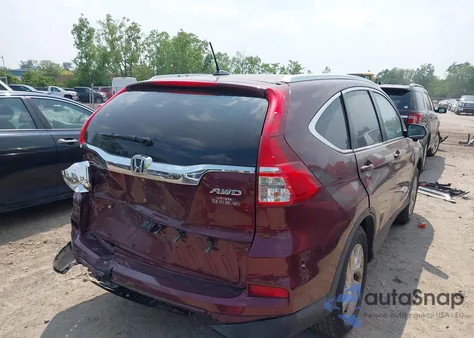 2015 Honda Cr-V Ex-L z USA, uszkodzony, nr VIN 2HKRM4H75FH662950